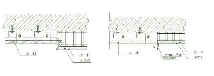 木饰面与石材收口示意图.jpg 木饰面与石材收口示意图.jpg